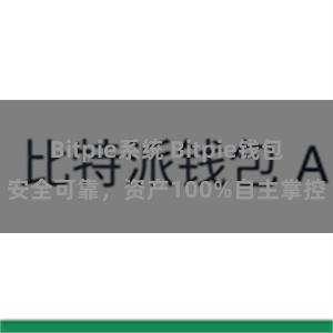 Bitpie系统 Bitpie钱包安全可靠，资产100%自主掌控