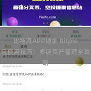 比特派APP地址 Bitpie钱包使用技巧：多链资产管理全攻略