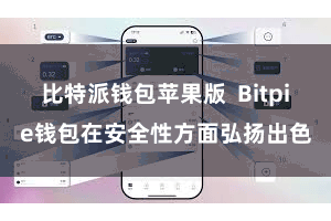 比特派钱包苹果版  Bitpie钱包在安全性方面弘扬出色